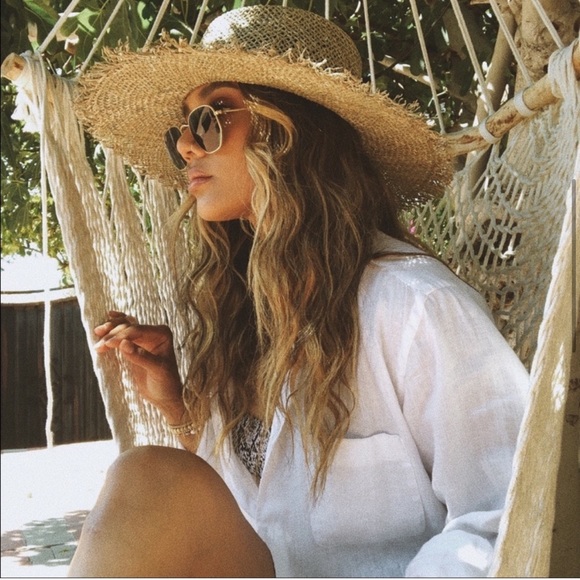 Ubí Organic Summer Braided Sun Hat Wide Brim - Picture 4 of 16